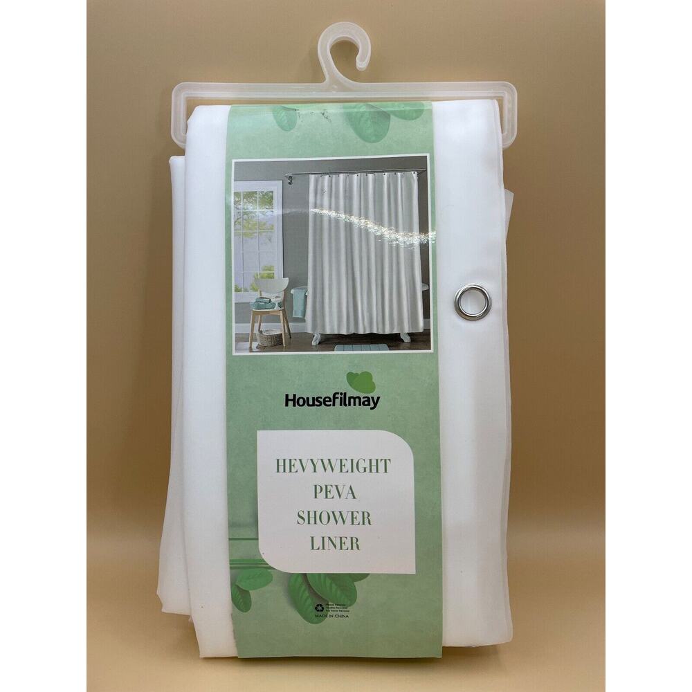 HouseFilmay Heavyweight PEVA Shower Liner 70" X 72" - BRAND NEW